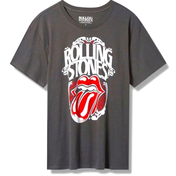 ❤️NWT VINTAGE TORRID BAND TEE - ROLLING STONES LOGO JAGGER GRAPHIC - PLUS SIZE - Picture 1 of 10